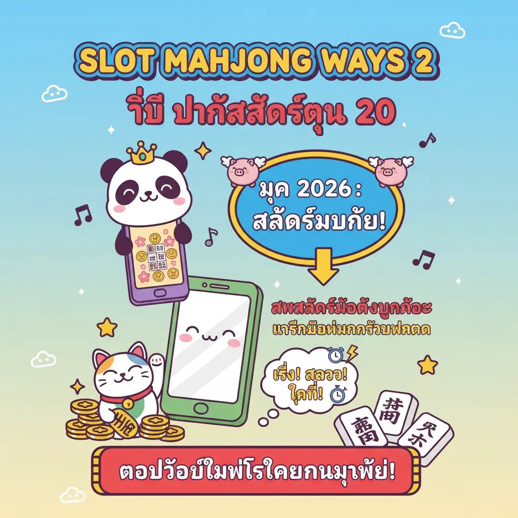 วิธี ปั่นสล็อตทุน 20 - Slot Mahjong ways 2