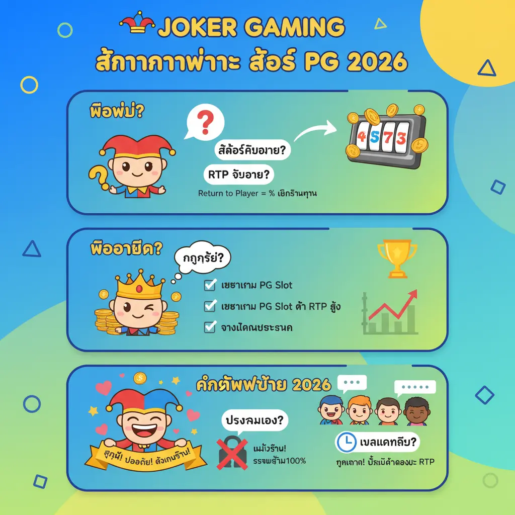 อัตราการชนะ สล็อต pg - JOKER GAMING