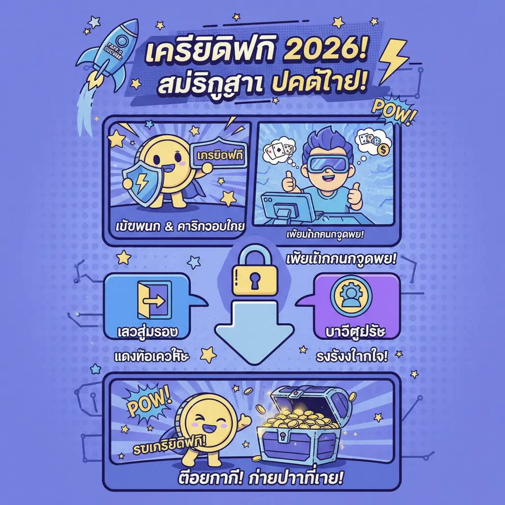 สมัครรับเครดิตฟรี - เครดิตฟรี