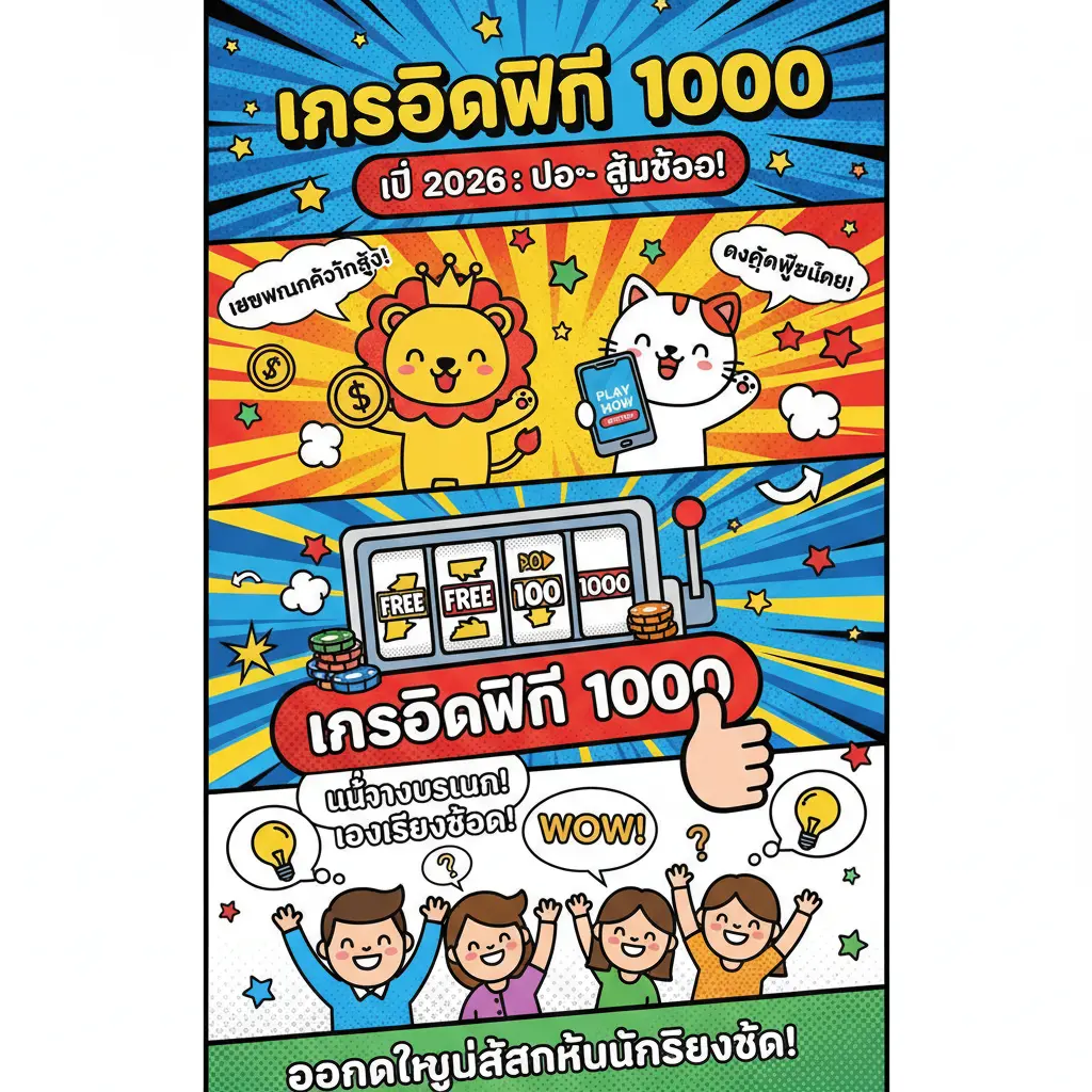 เครดิตฟรี 1000 - เครดิตฟรี