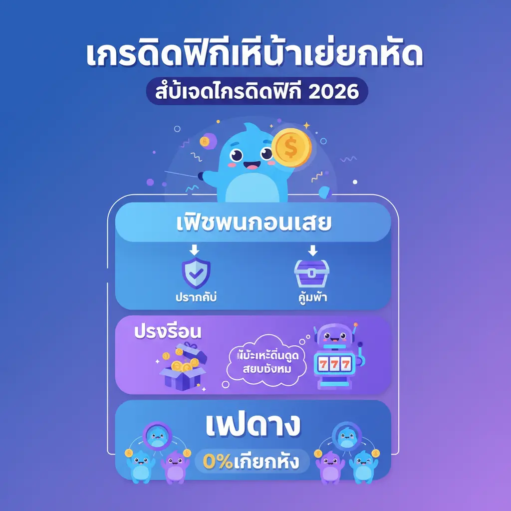 เครดิตฟรีไม่มีเงื่อนไข - เครดิตฟรี